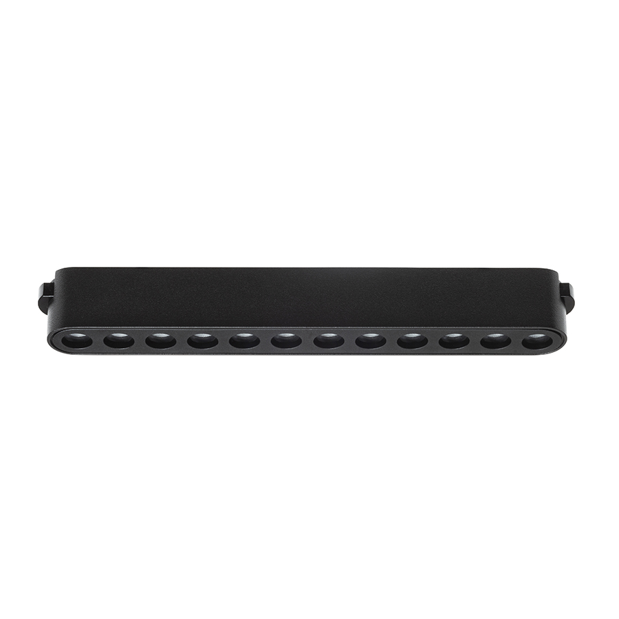 Lumina LED reglabila liniara pentru utilizare in sistemele VEGA 24V sau WAVE 24V, OXANA 22 sistemul VEGA/WAVE negru 24= 12W 24° 3000K 4000K 5700K