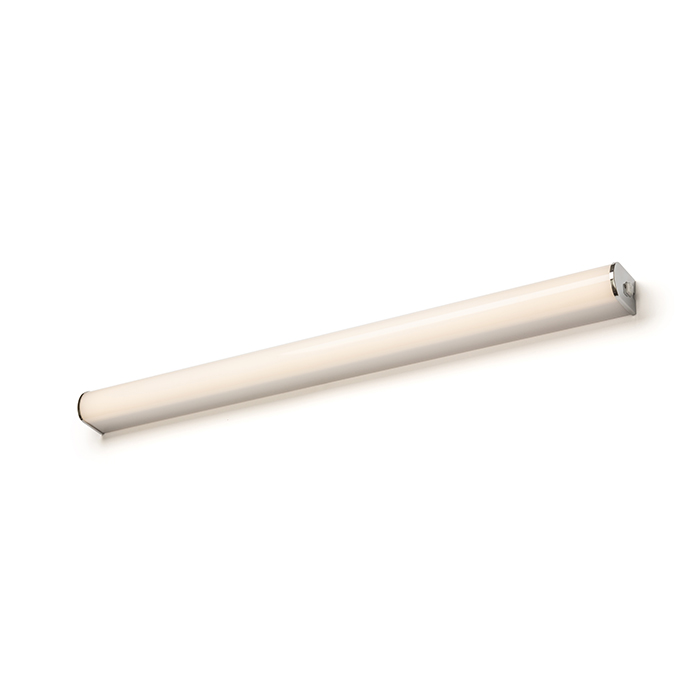 Lumină liniară cu LED integrat potrivită în medii umede, CORAZON 90 crom 230V 20W IP44 3000K