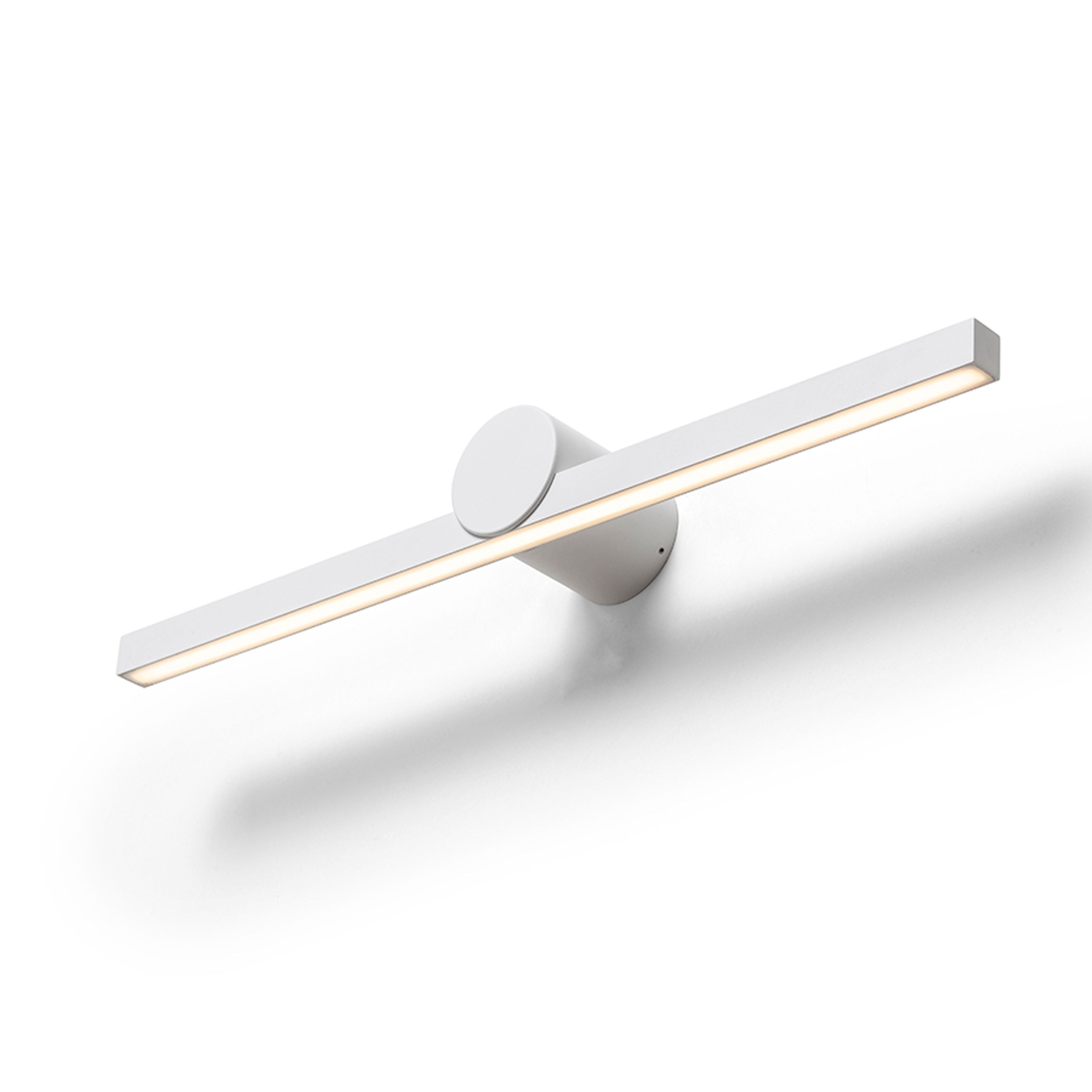 Lumină liniară LED potrivită deasupra oglinzilor care strălucește în jos, LUISA 60 de perete alb 230V 12W IP54 3000K