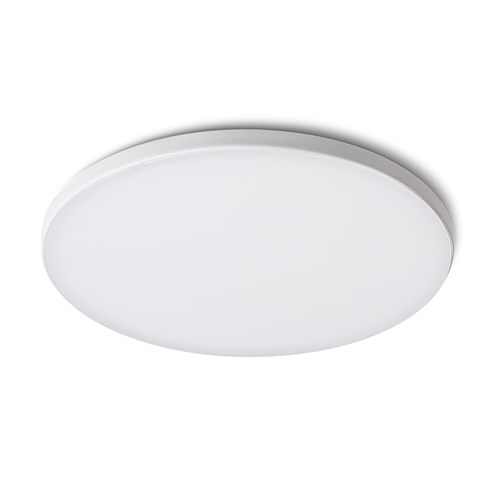 Lumină rotundă cu LED pentru instalare în tavan cu adâncime redusă, BJORK R 20 încastrat alb 230V 18W 3000K