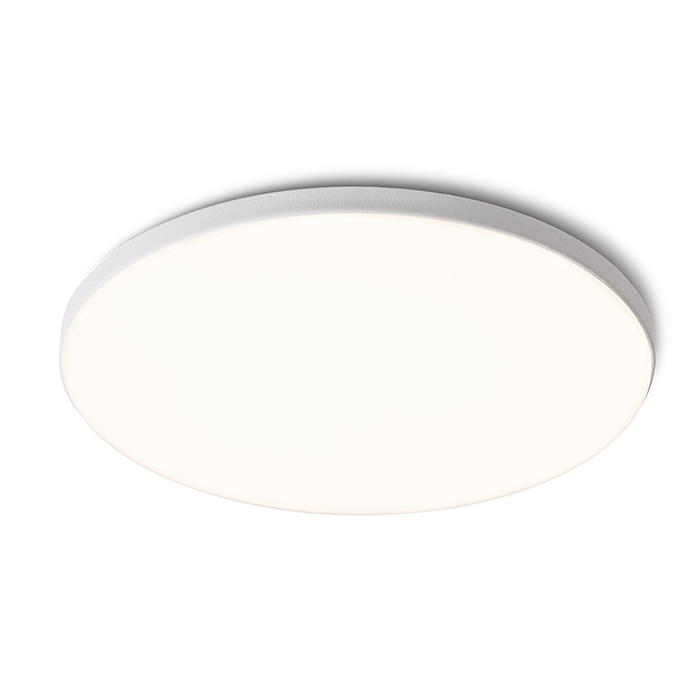 Lumină rotundă cu LED pentru instalare în tavan cu adâncime redusă, BJORK R 20 încastrat alb 230V 18W 3000K