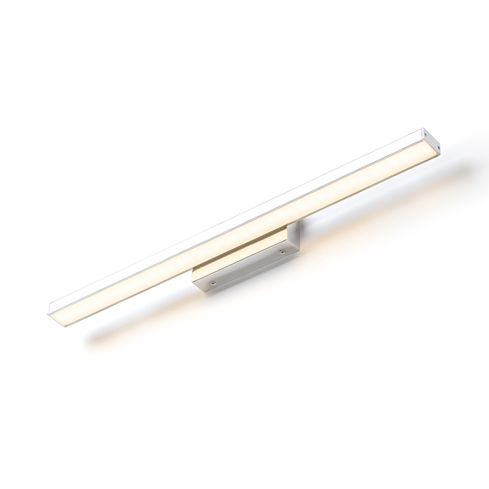 Luminator cu LED-uri cu bază centrală, PANON SHORT de perete crom 230V LED 18W IP44 3000K