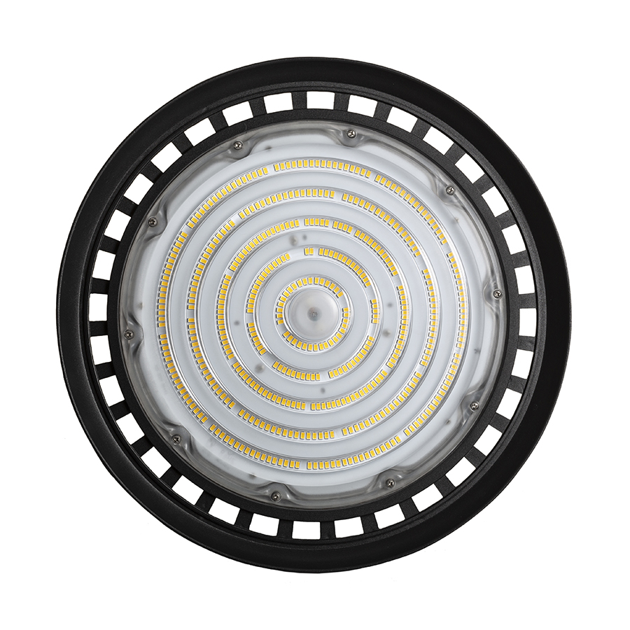 Pandantiv industrial High-Bay cu LED de putere mare, inclusiv un fir (0,5 m), inel de suspensie și, MEGALOS PRO 35 corp negru 230V 200W 90° IP65 4000K