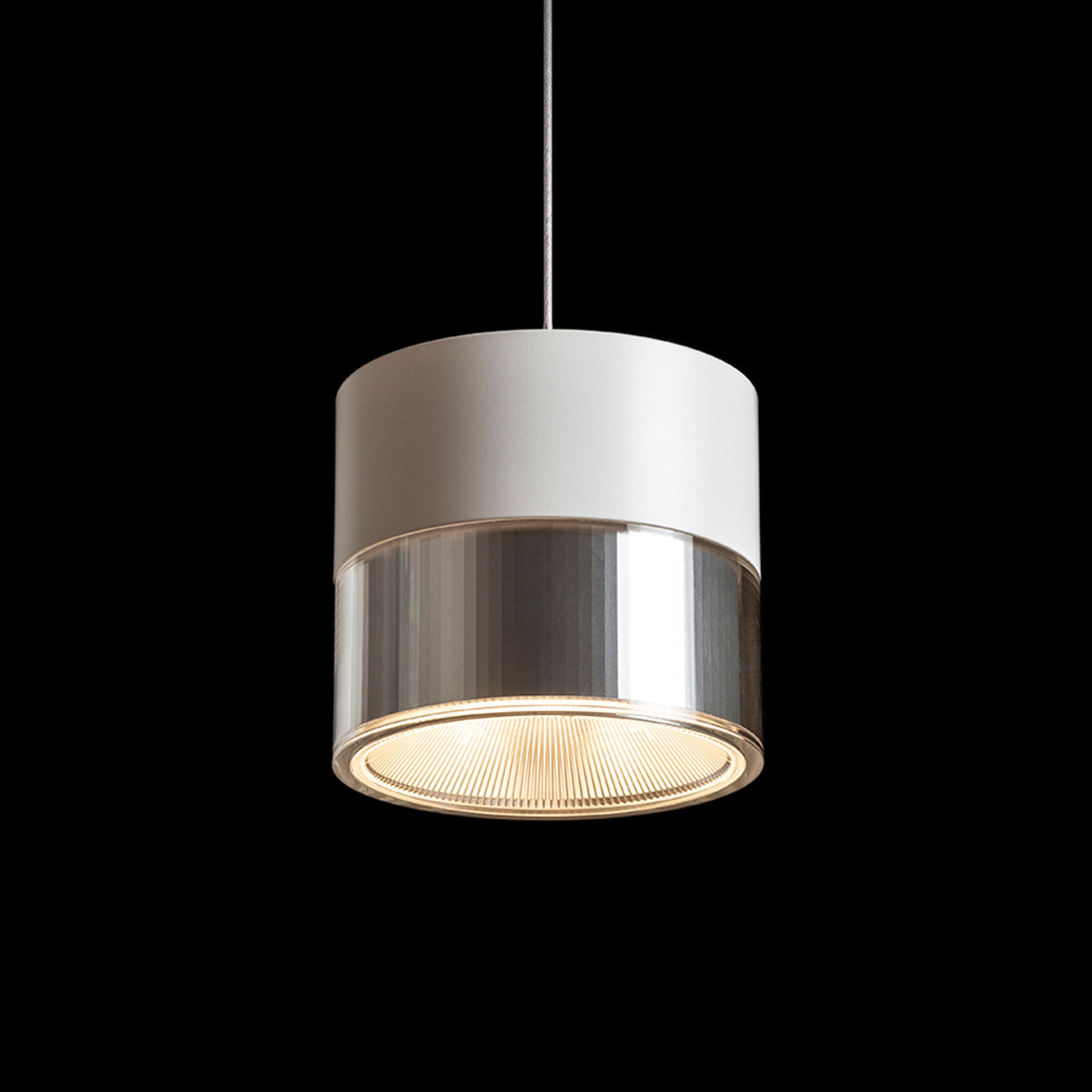 Pandantiv cu LED reglabil pe inălțime intr un design bicolor, JUNIPER pe inaltime alb crom 230V 15W 30° 3000K