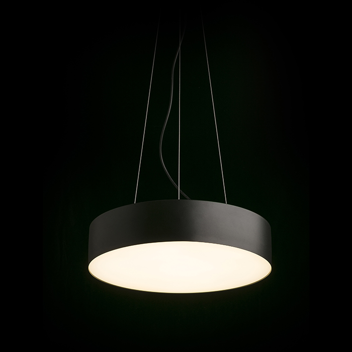 Plafon luminos pentru plafon LED pentru montare pe tavan, COIMBRA de negru 230V 24W 3000K
