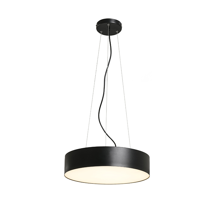 Plafon luminos pentru plafon LED pentru montare pe tavan, COIMBRA de negru 230V 24W 3000K
