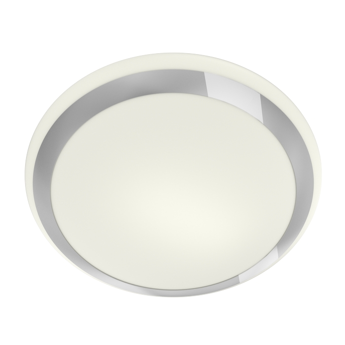 AREA LED de tavan sticlă opal/crom 230V LED 24W IP44 3000K de baie