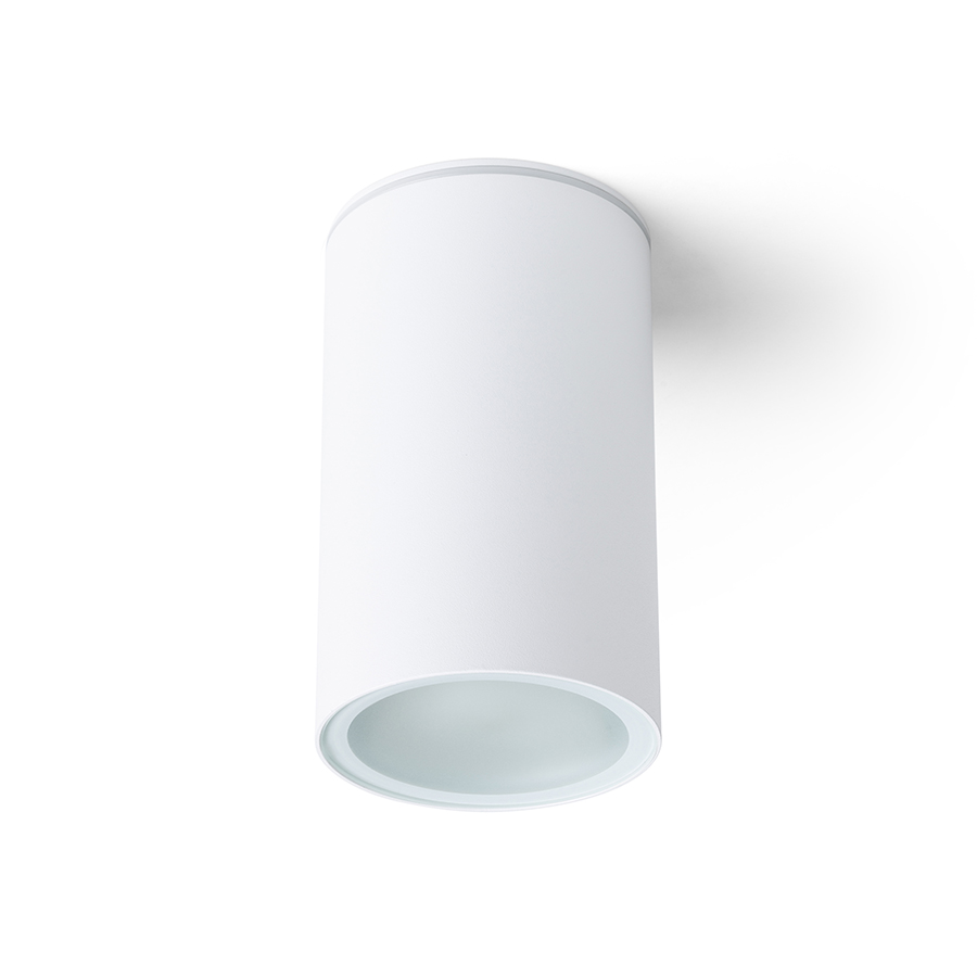 Plafoniera cilindrica potrivita pentru utilizare in medii umede pentru surse de lumina LED E27, DUNE E27 de tavan alb 230V 9W IP65