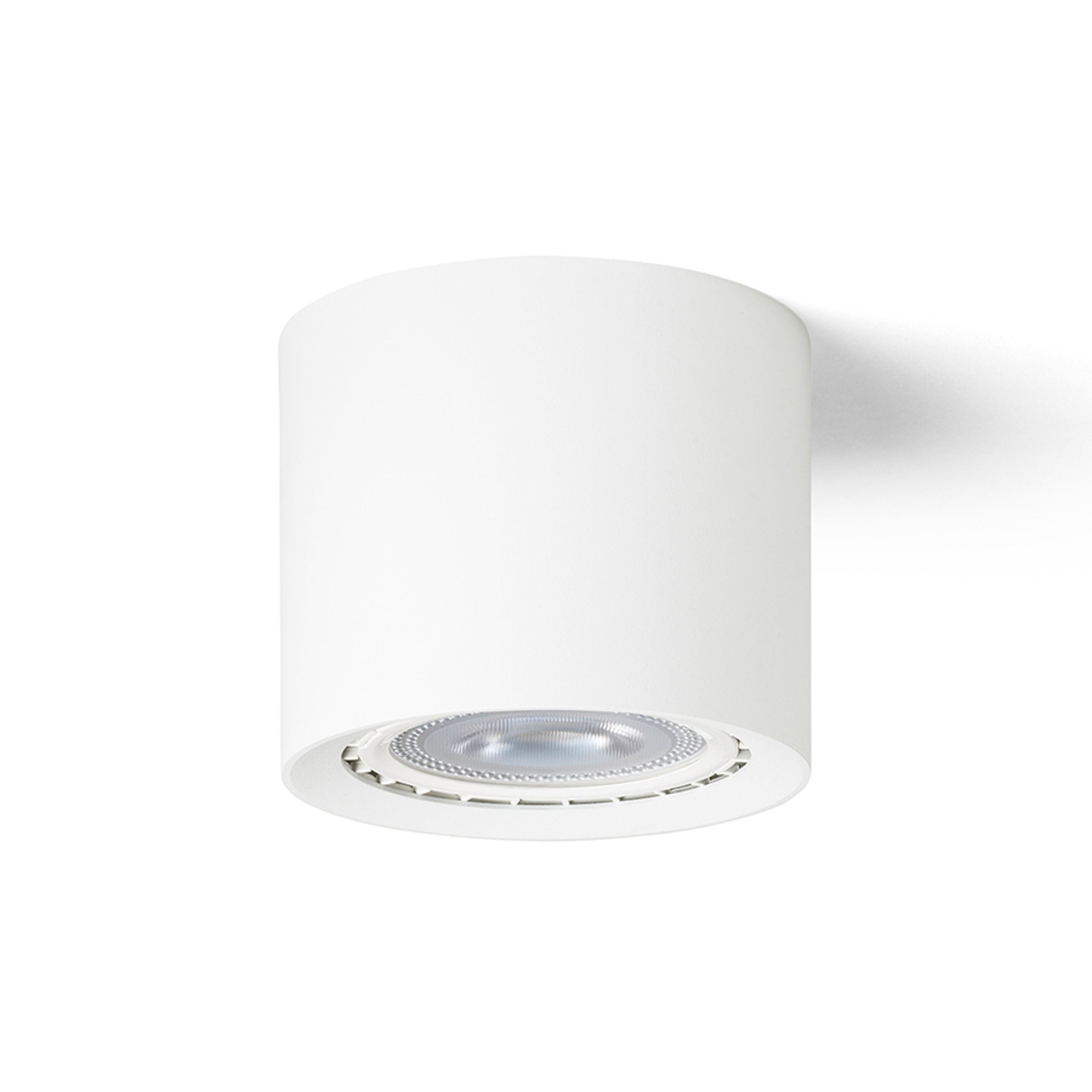 Plafoniera cilindrica pentru surse de lumina LED GU10 pana la un diametru maxim de 111 mm, KAYAL de tavan alb 230V 9W