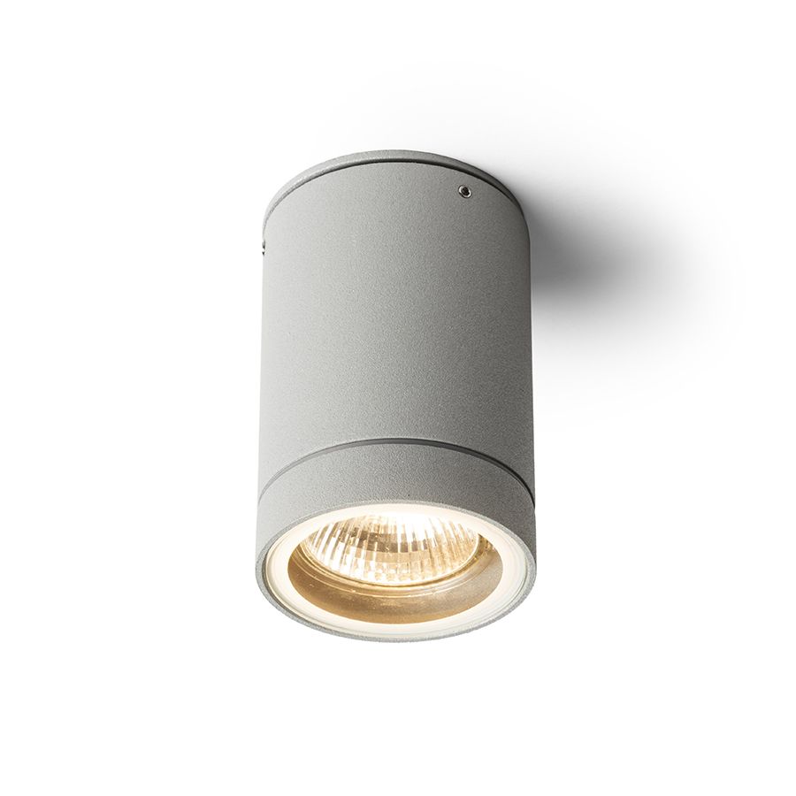 Plafoniera de exterior cu mufa GU10, SAMMY de tavan gri 230V LED 15W IP54