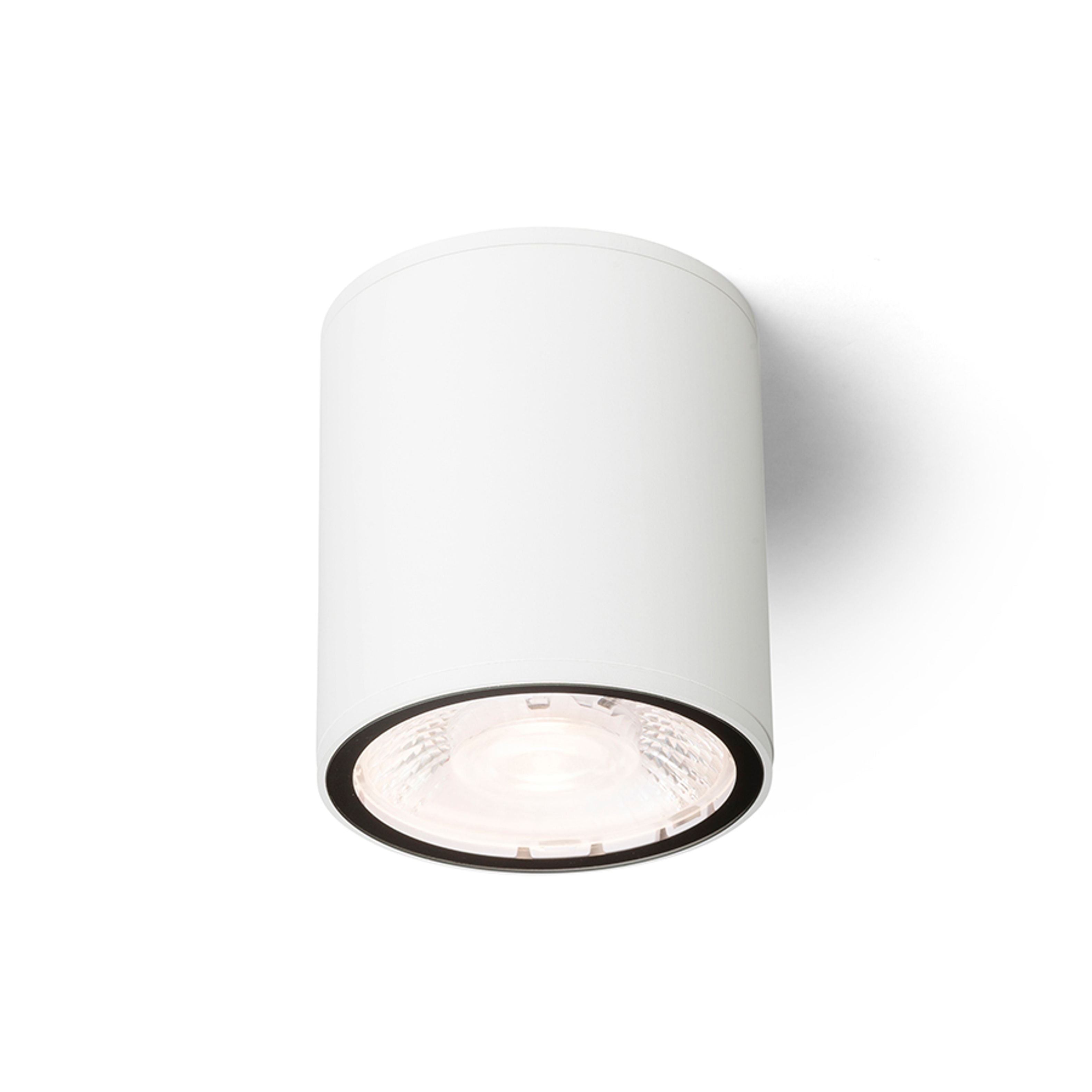 Plafonieră cilindrică cu LED, potrivită atât pentru utilizare in exterior cât și in interior, KORNELIA 10 de tavan alb 230V LED 15W IP65 3000K