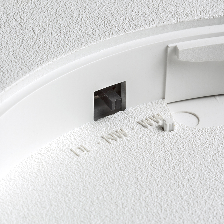 Lampa LED foarte subțire din plastic, montată pe suprafață cu temperatura de culoare reglabila, LANA 23 montat pe alb plastic 230V 18W 3000K 4000K 6000K
