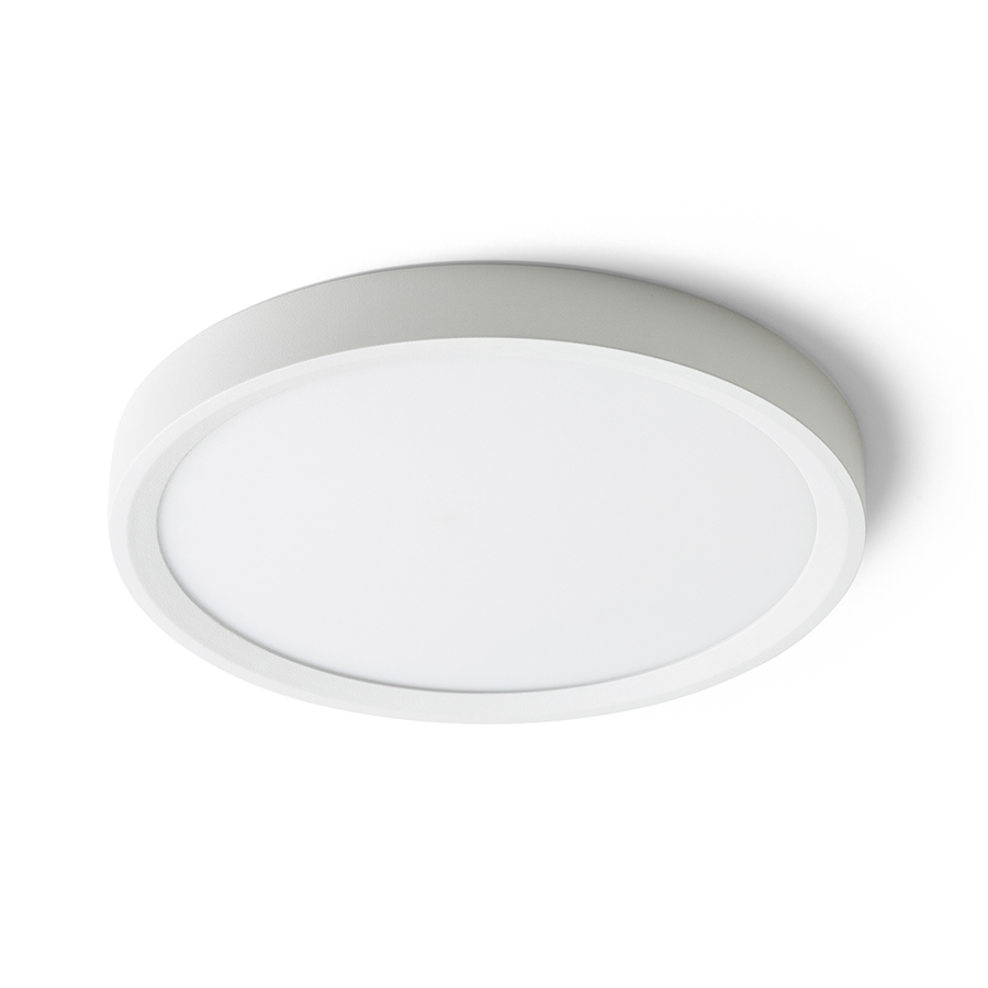 Lampa LED foarte subțire din plastic, montată pe suprafață cu temperatura de culoare reglabila, LANA 23 montat pe negru plastic 230V 18W 3000K 4000K 6000K