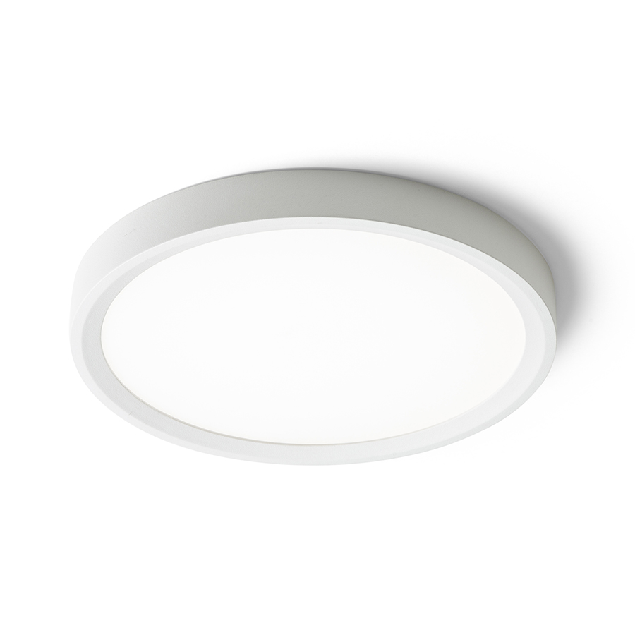 Lampa LED foarte subțire din plastic, montată pe suprafață cu temperatura de culoare reglabila, LANA 23 montat pe negru plastic 230V 18W 3000K 4000K 6000K