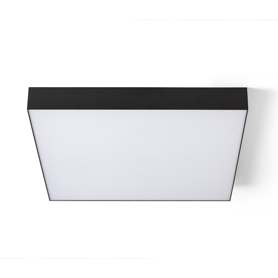 Plafoniera reglabila cu LED incorporat si un cadru minimalist, LARISA SQ 60 DIMM de tavan negru 230V 100W 3000K 4000K 6500K