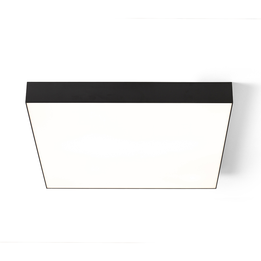 Plafoniera reglabila cu LED incorporat si un cadru minimalist, LARISA SQ 60 DIMM de tavan negru 230V 100W 3000K 4000K 6500K