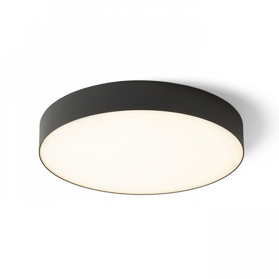 Plafoniera cu LED incorporat si un cadru minimalist, LARISA R 40 de tavan negru 230V 50W 3000K 4000K 6500K