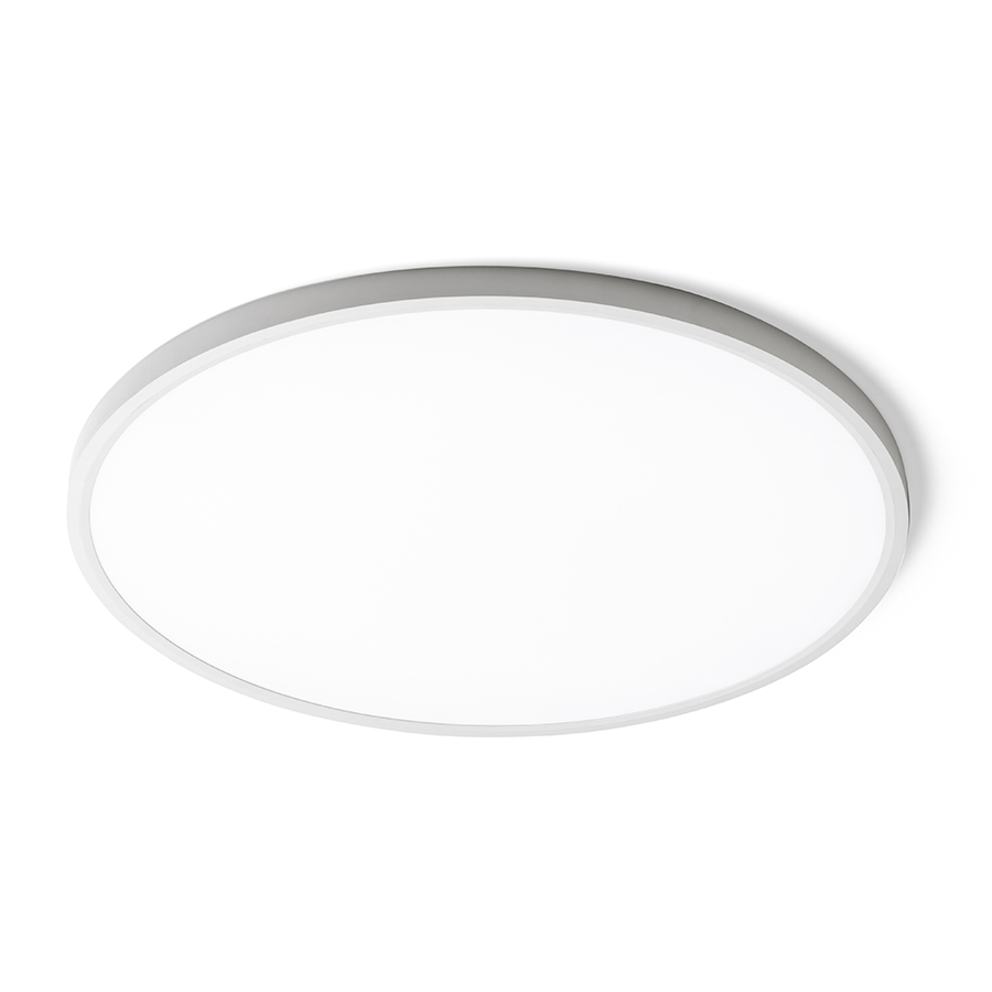 Lampa LED foarte subțire de plastic, montată pe suprafață, cu temperatura de culoare reglabila, LANA 60 montat pe suprafață alb plastic 230V 50W 3000K 4000K 6000K