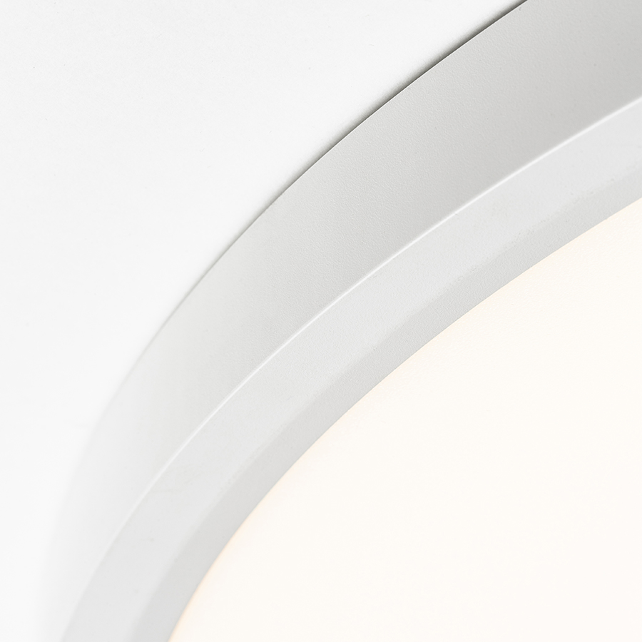 Lampa LED foarte subțire de plastic, montată pe suprafață, cu temperatura de culoare reglabila, LANA 60 montat pe suprafață alb plastic 230V 50W 3000K 4000K 6000K