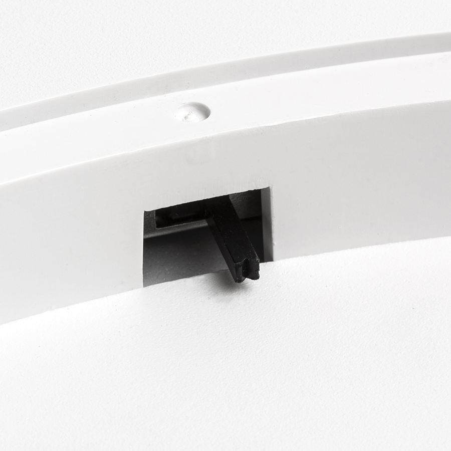 Lampa LED foarte subțire de plastic, montată pe suprafață, cu temperatura de culoare reglabila, LANA 60 montat pe suprafață alb plastic 230V 50W 3000K 4000K 6000K
