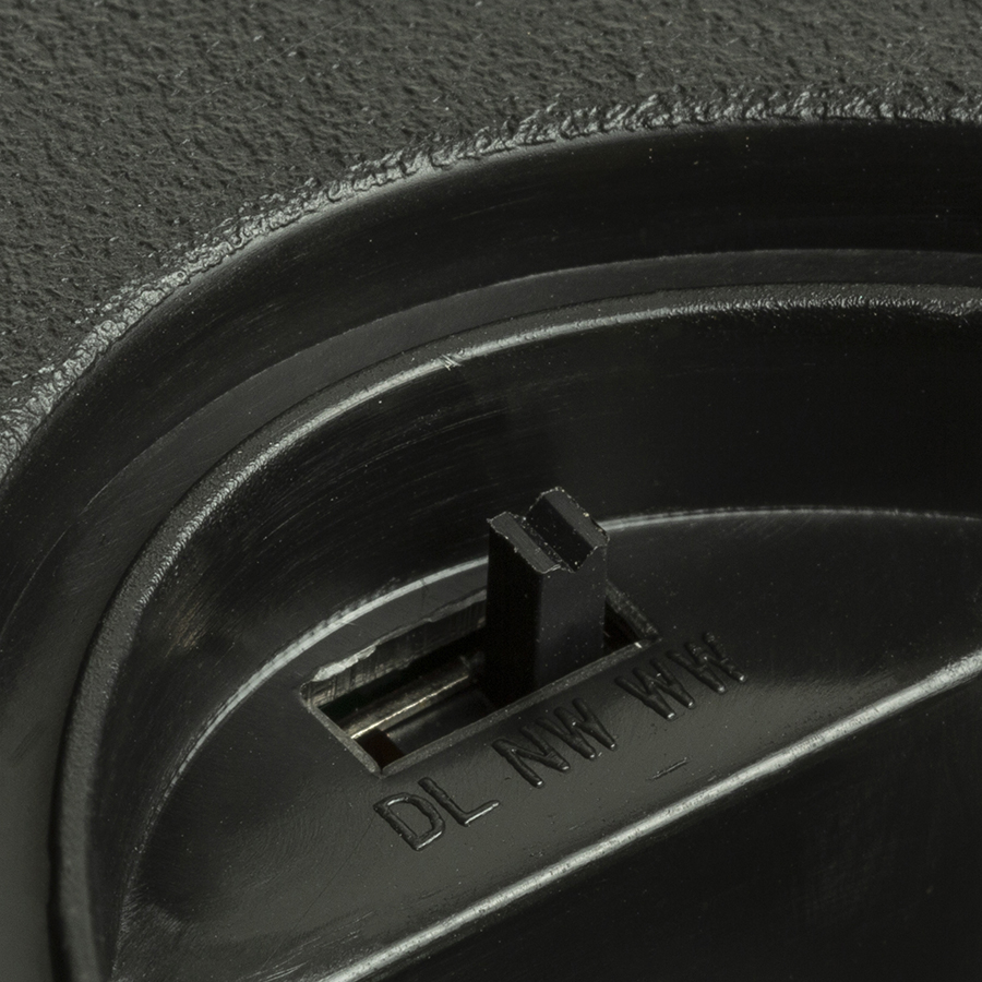 Lampa LED montata pe suprafața din plastic cu temperatura de culoare reglabila, conceputa pentru, SONO 30 montat pe suprafață negru 230V 30W IP65 3000K 4000K 6000K