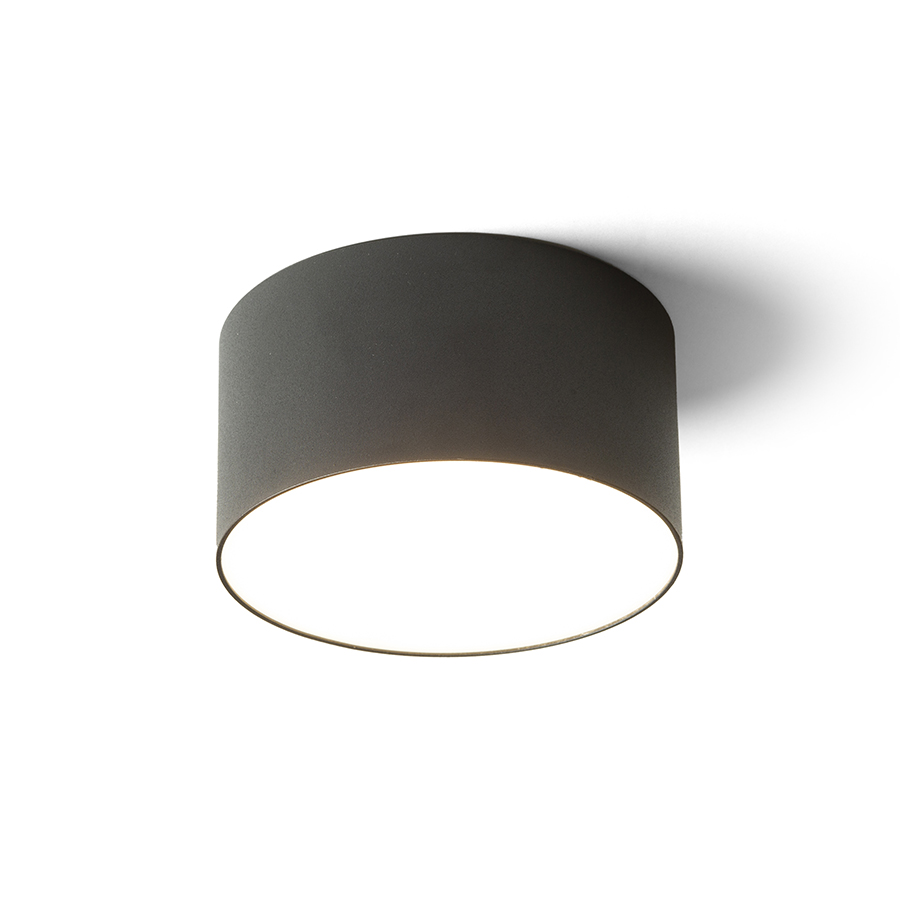 Plafoniera reglabila cu LED incorporat si un cadru minimalist, LARISA R 12 DIMM de tavan negru 230V 10W 3000K 4000K 6500K