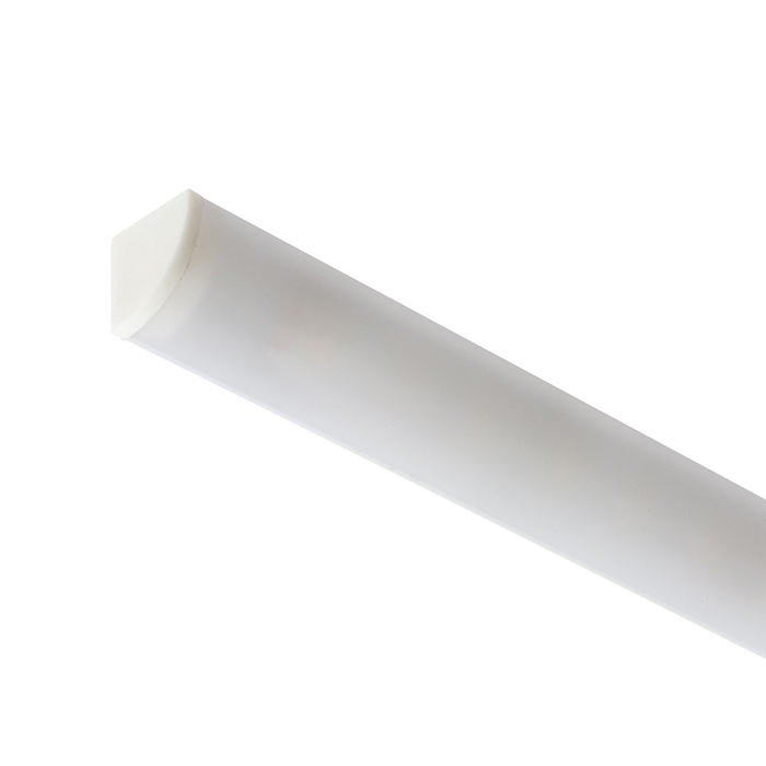 Profil aluminiu pentru o banda LED, LED PROFILE E montat pe suprafață 1m