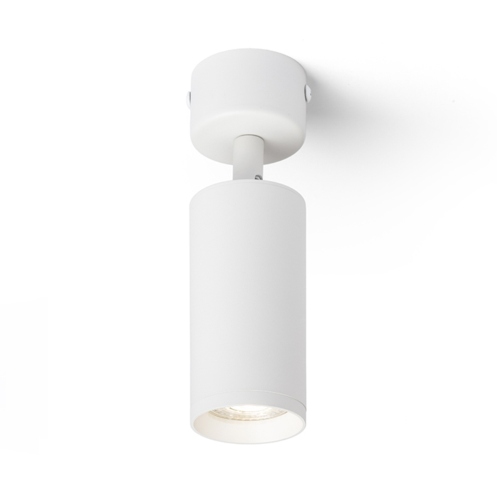Reflector cilindric simplu cu fasung GU10 BELENOS, tavan, alb, 230V, LED, 9W