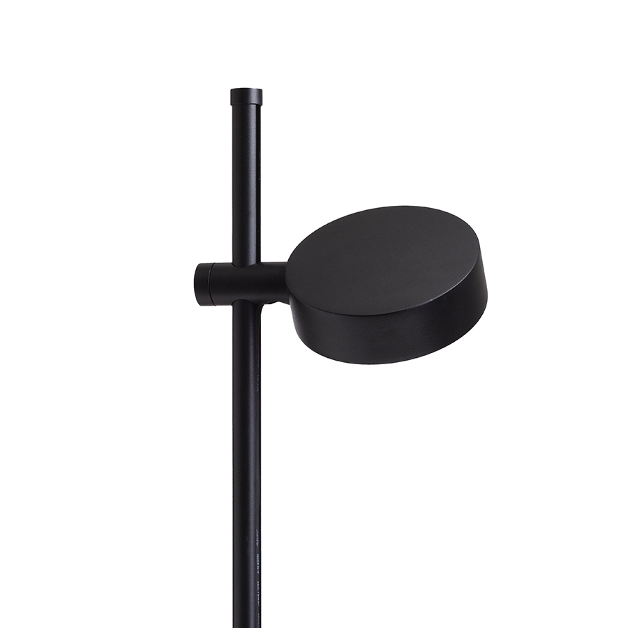 Lumina LED cu reflector reglabil pe vârf pentru grădini, KATONA de podea / cu negru 230V 7W 70° IP54 3000K