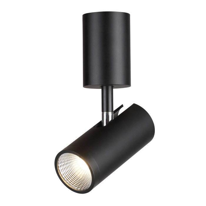 Reflector LED tubular de tavan cu posibilitatea setării, BOGARD de negru mat 230V 5W 40° 3000K