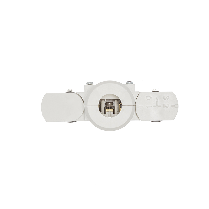 Sarcină maximă 5 kg și 10A EUTRAC, adaptor, pentru, șină, 3-circuite, alb, 230V