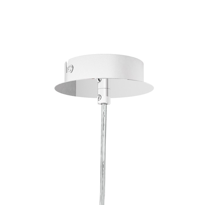 Set de agățat cu trei dulii, care sunt înclinate la 90 °, TRIX suspendat crom 230V LED E27 3x15W