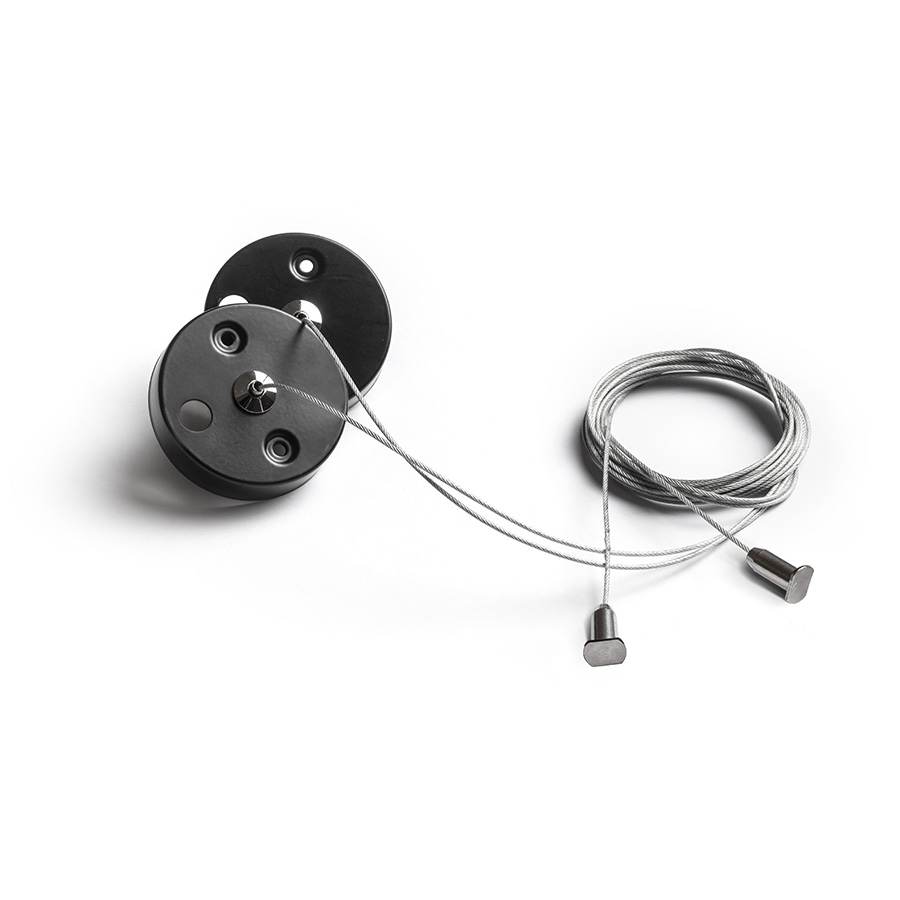 Set de suspensii pentru gama de produse TRIDENT, TRIDENT PRO suspendat 2 buc negru
