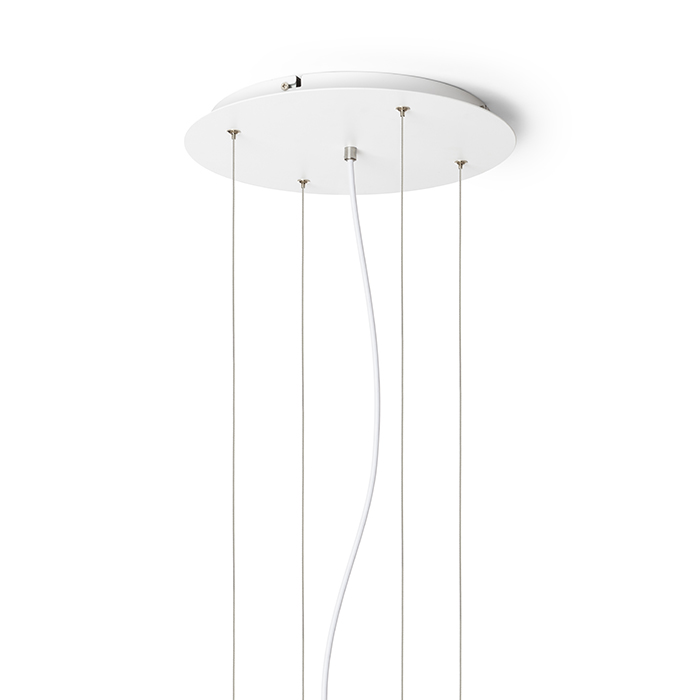 Set potrivit pentru suspensie corpurile de iluminat MEZZO, MEZZO 80 suspendat alb 230V