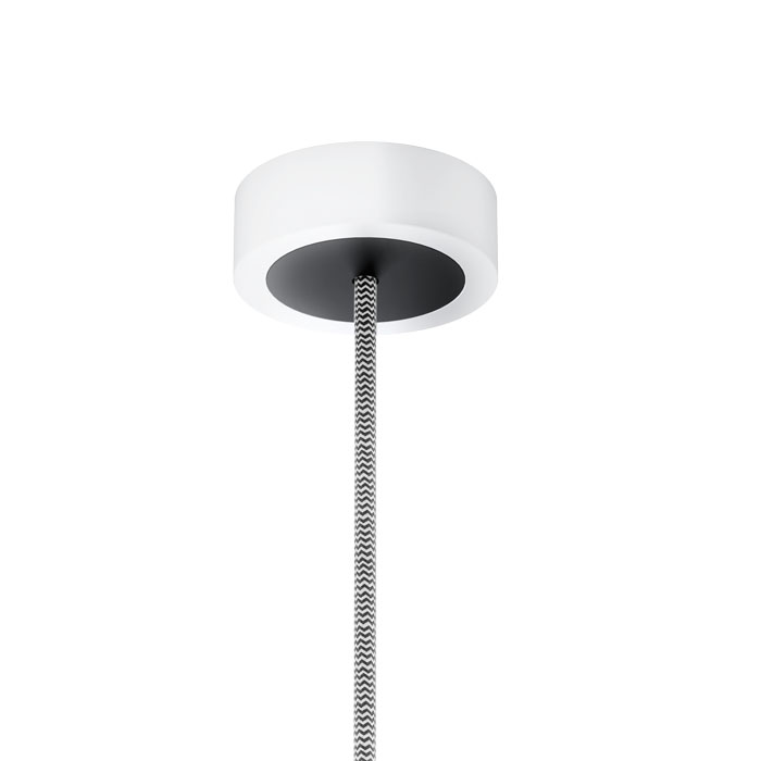 Set suspendat cu bază din aluminiu vopsit, dulie metalică E27 și cablu textil, HEX BA+CN/A+DCR+AN1 230V LED 15W