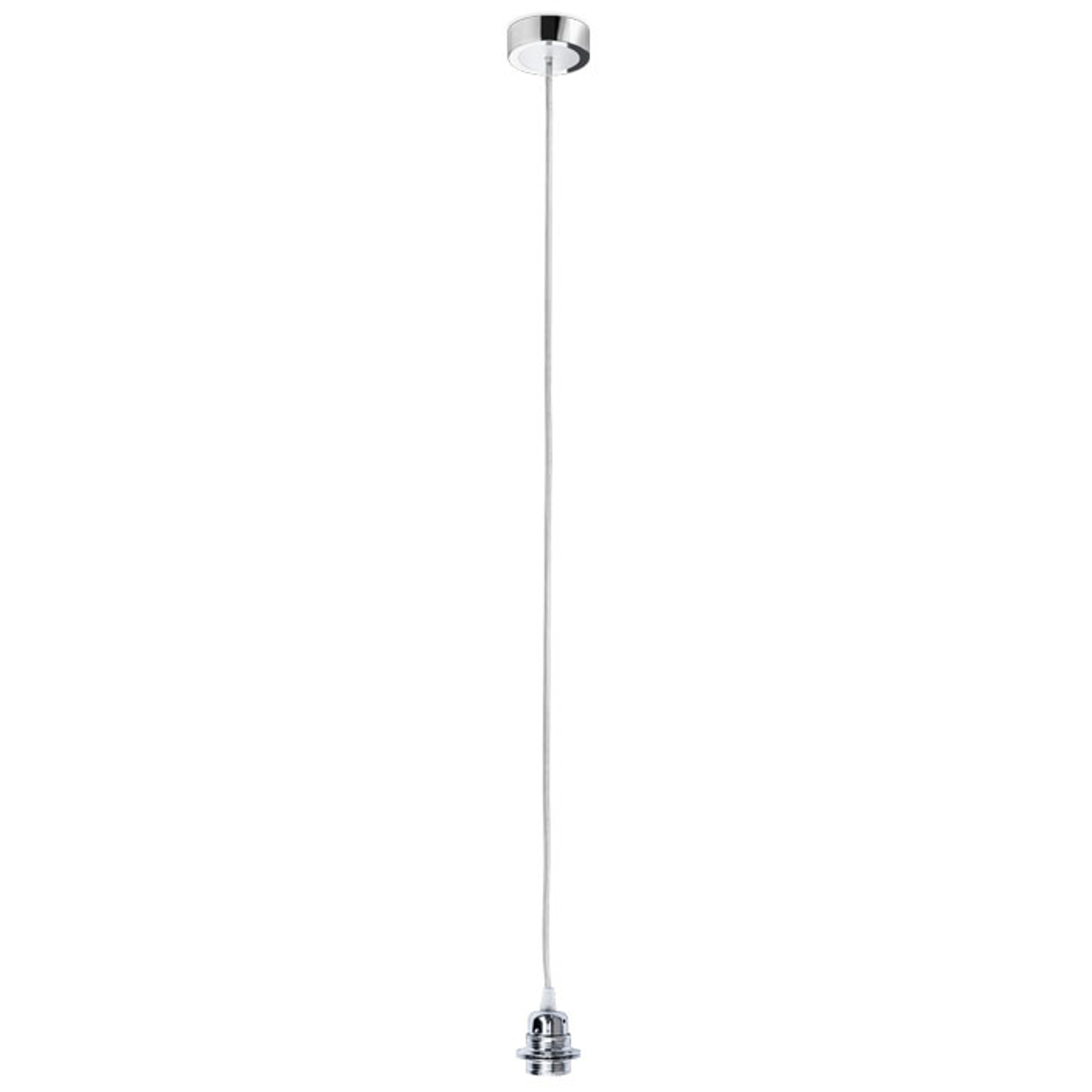 Set suspendat cu bază din aluminiu vopsit, dulie metalică E27 și cablu textil, HEX BC+CT+DCR+CAA1 230V LED 15W