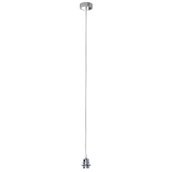 Set suspendat cu bază din aluminiu vopsit, dulie metalică E27 și cablu textil, HEX BGA+CT+DCR+CACR1 230V LED 15W