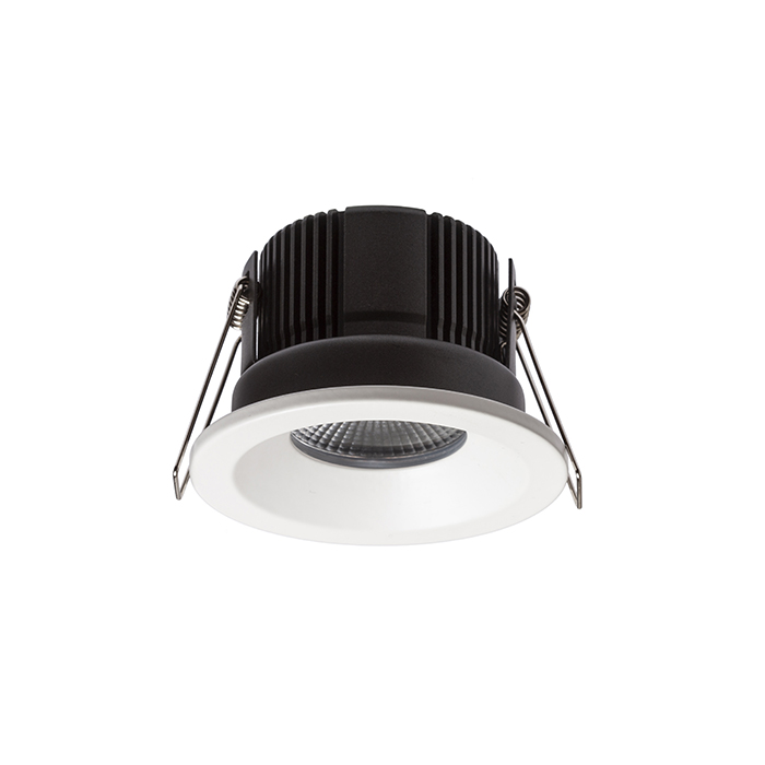 Spot de baie încastrat pentru tavanele din ipsos cu sursă de lumină LED încastrată, BELLA LED alb 230V 11W 40° IP65 3000K