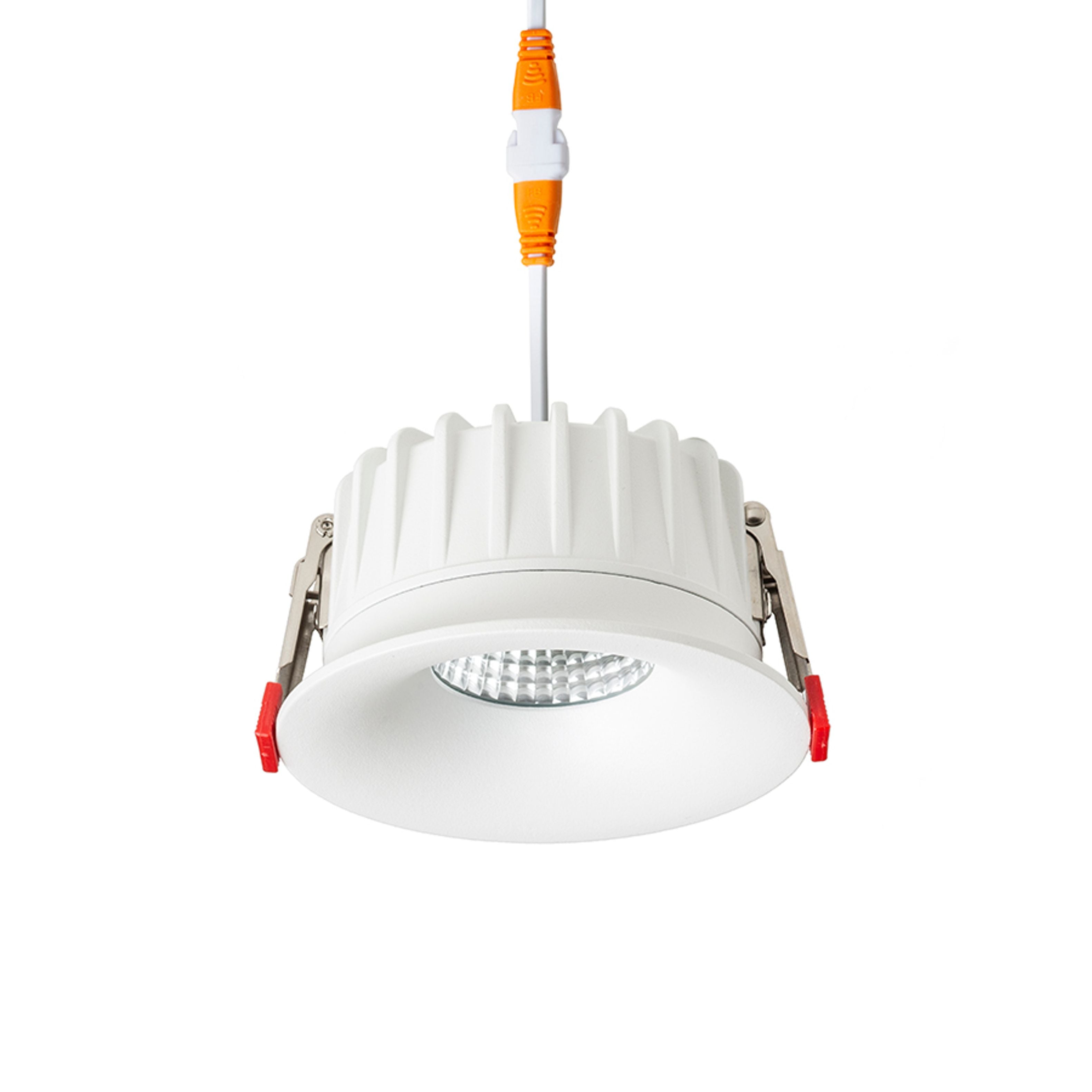 Lumina incasabila pentru baie cu LED reglabil, FLEUR IP54 DIMM incastrat alb 230V 15W 60° 3000K