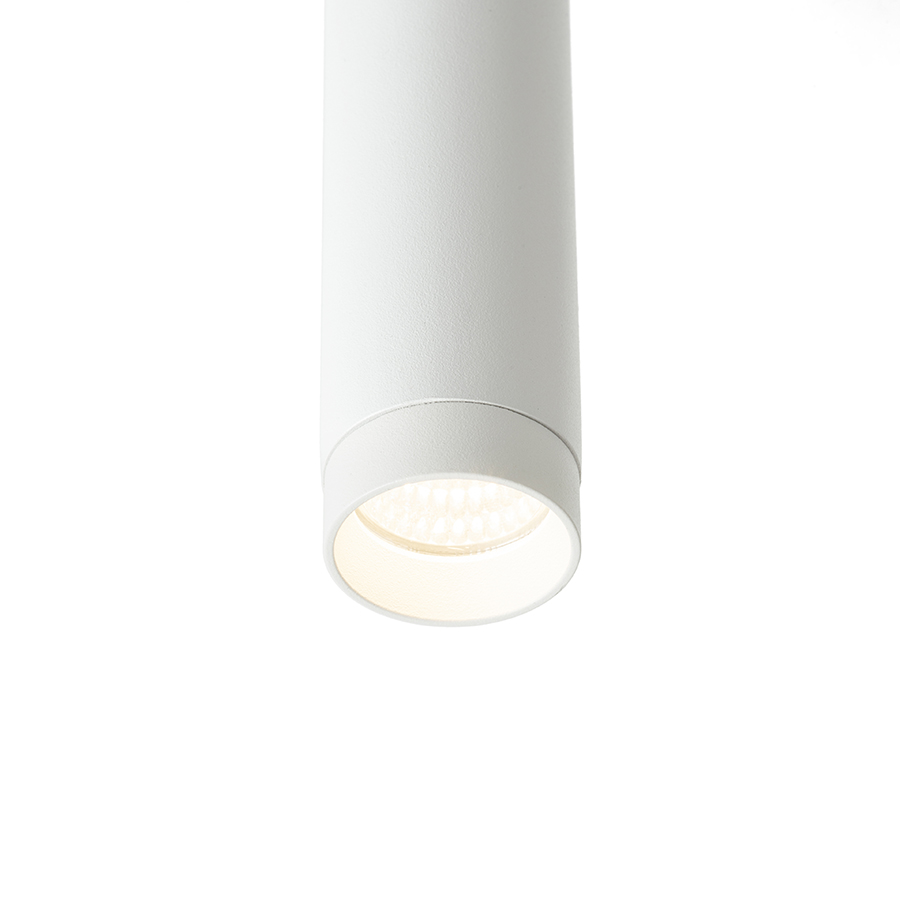 Lumină subtilă cu LED incastrat, cu o imbinare reglabila pentru instalare partială in tavanele de, LUMIS 11 DIMM incastrat alb 230V 7W 38° 3000K