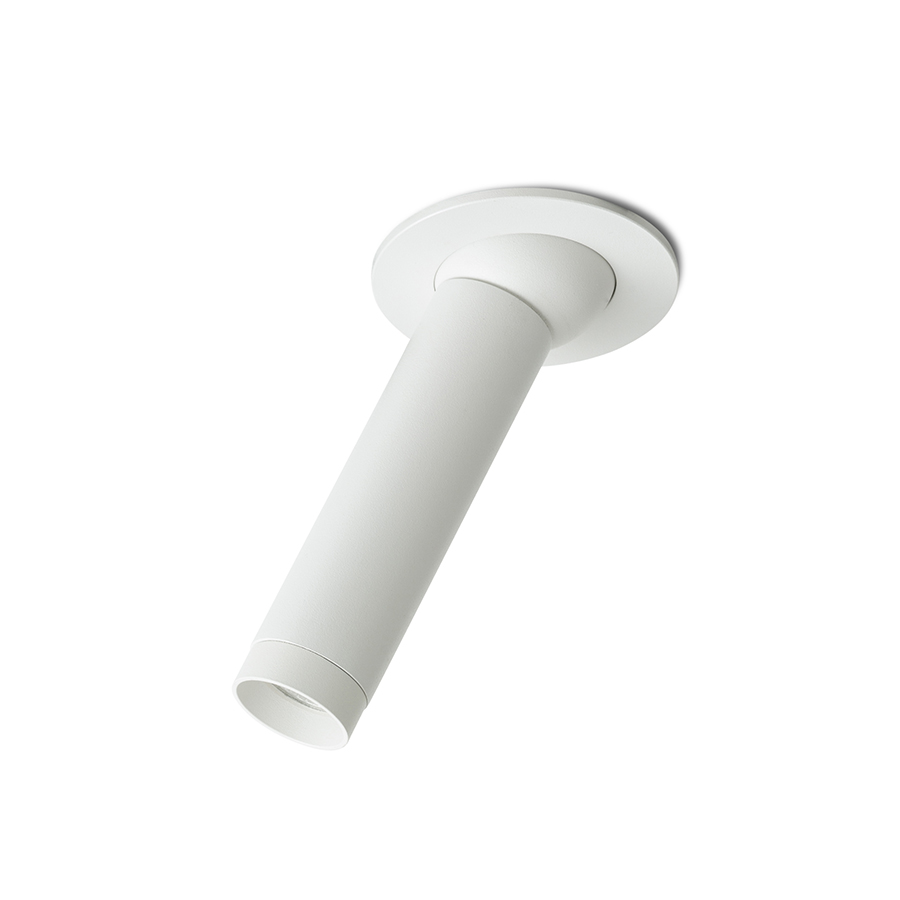 Lumină subtilă cu LED incastrat, cu o imbinare reglabila pentru instalare partială in tavanele de, LUMIS 11 DIMM incastrat alb 230V 7W 38° 3000K