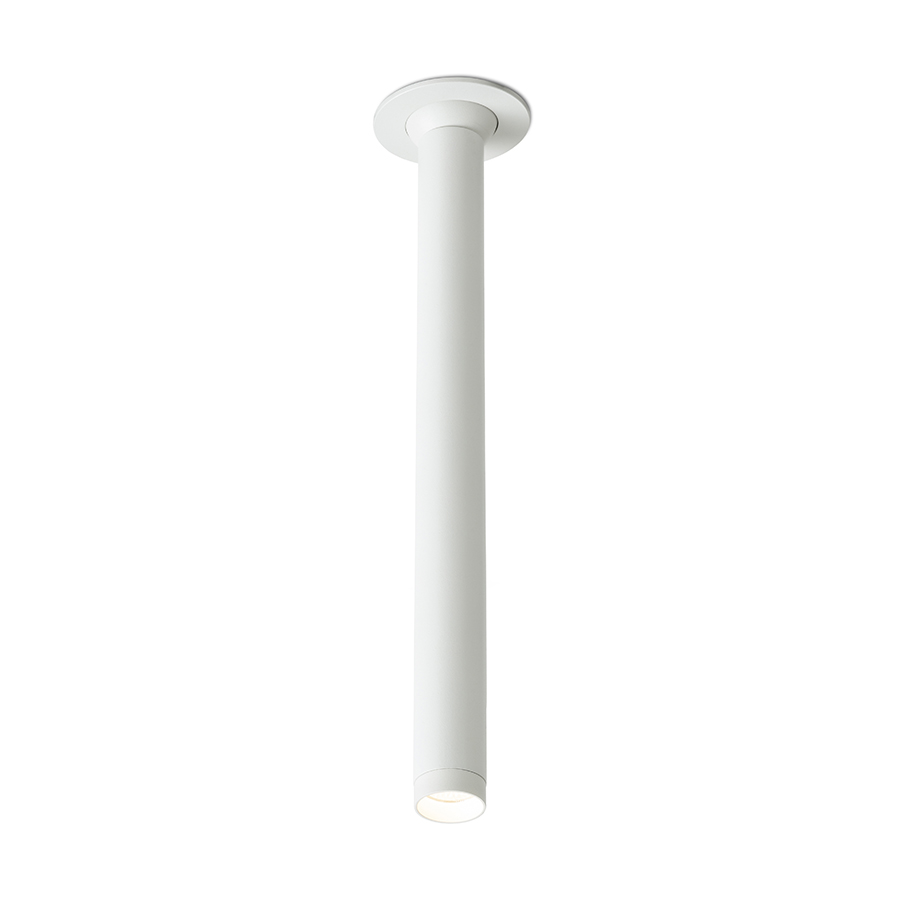 Lumină subtilă cu LED incastrat, cu o imbinare reglabilă pentru instalare partială in tavanele de, LUMIS 31 DIMM incastrat alb 230V 10W 38° 3000K