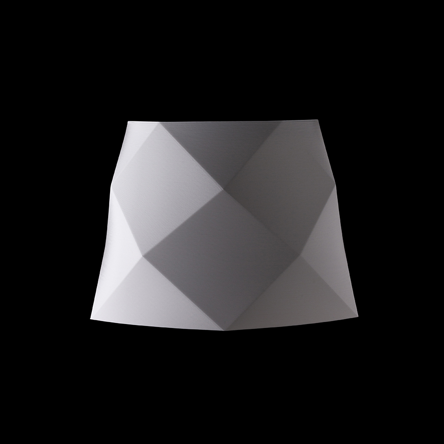 O lampă cu LED incastrat pentru un tavan din gips-carton cu adancime redusa si abajur decorativ, MARENGA RC1 98 încastrat alb Eco PLA 230V 6W 3000K