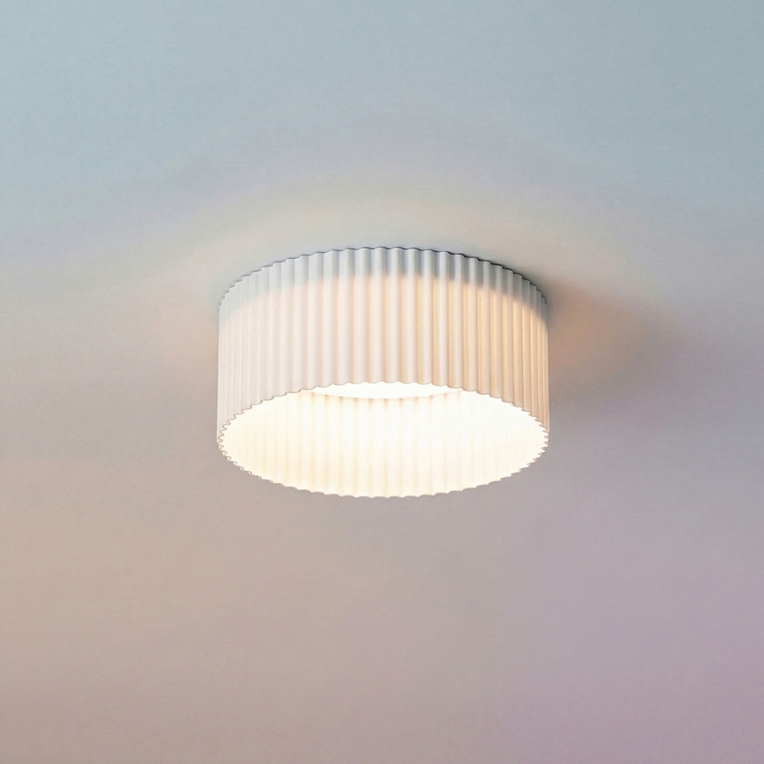 O lampă cu LED incastrat pentru un tavan din gips-carton cu adancime redusă si abajur decorativ, MARENGA RL1 40 încastrat alb Eco PLA 230V 6W 3000K