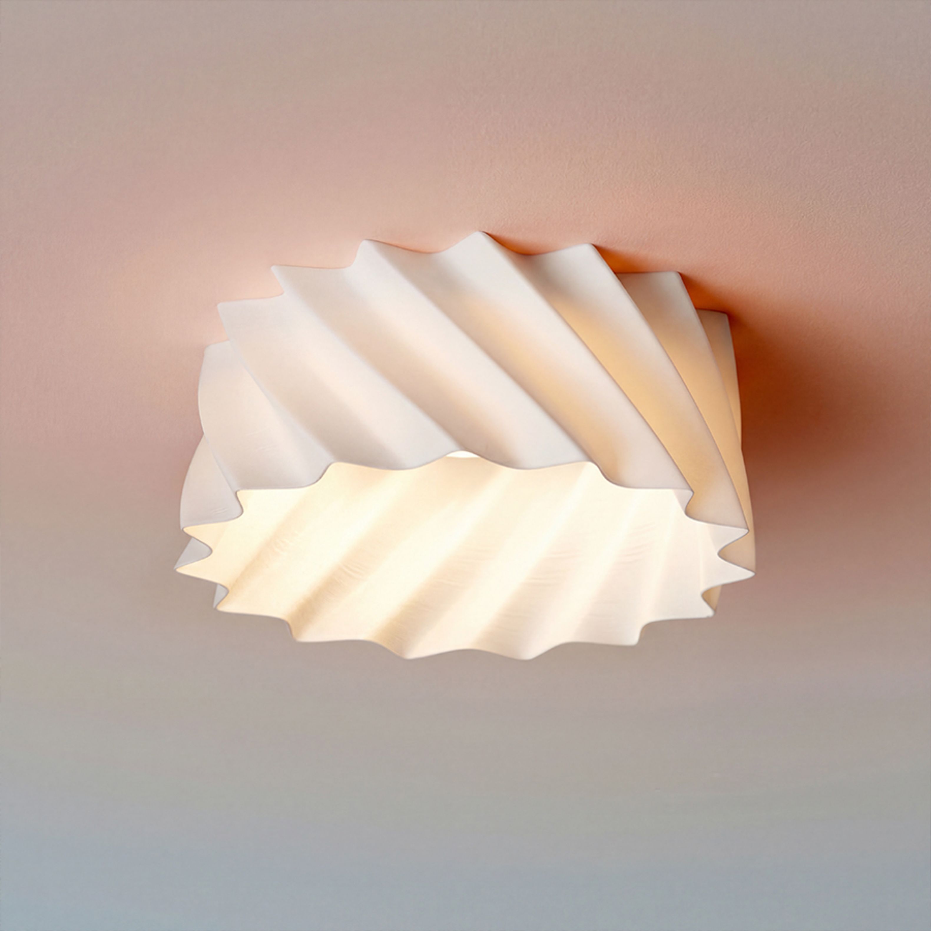 O lampă cu LED incastrat pentru un tavan din gips-carton cu adancime redusa si abajur decorativ, MARENGA RW2 60 încastrat alb Eco PLA 230V 6W 3000K