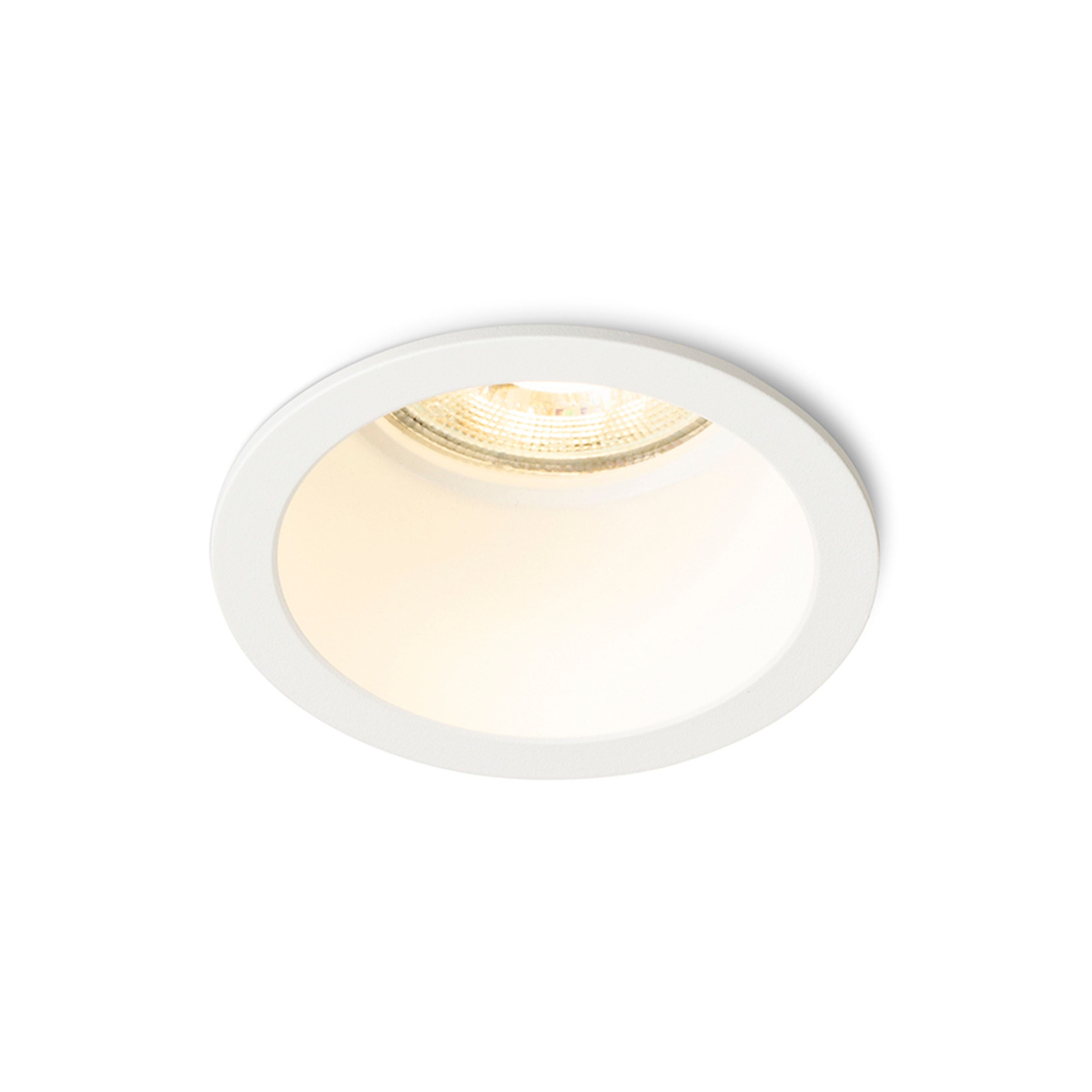 Spot de tavan din aluminiu pentru iluminat arhitectural ORCO încastrat alb 230V LED GU10 9W