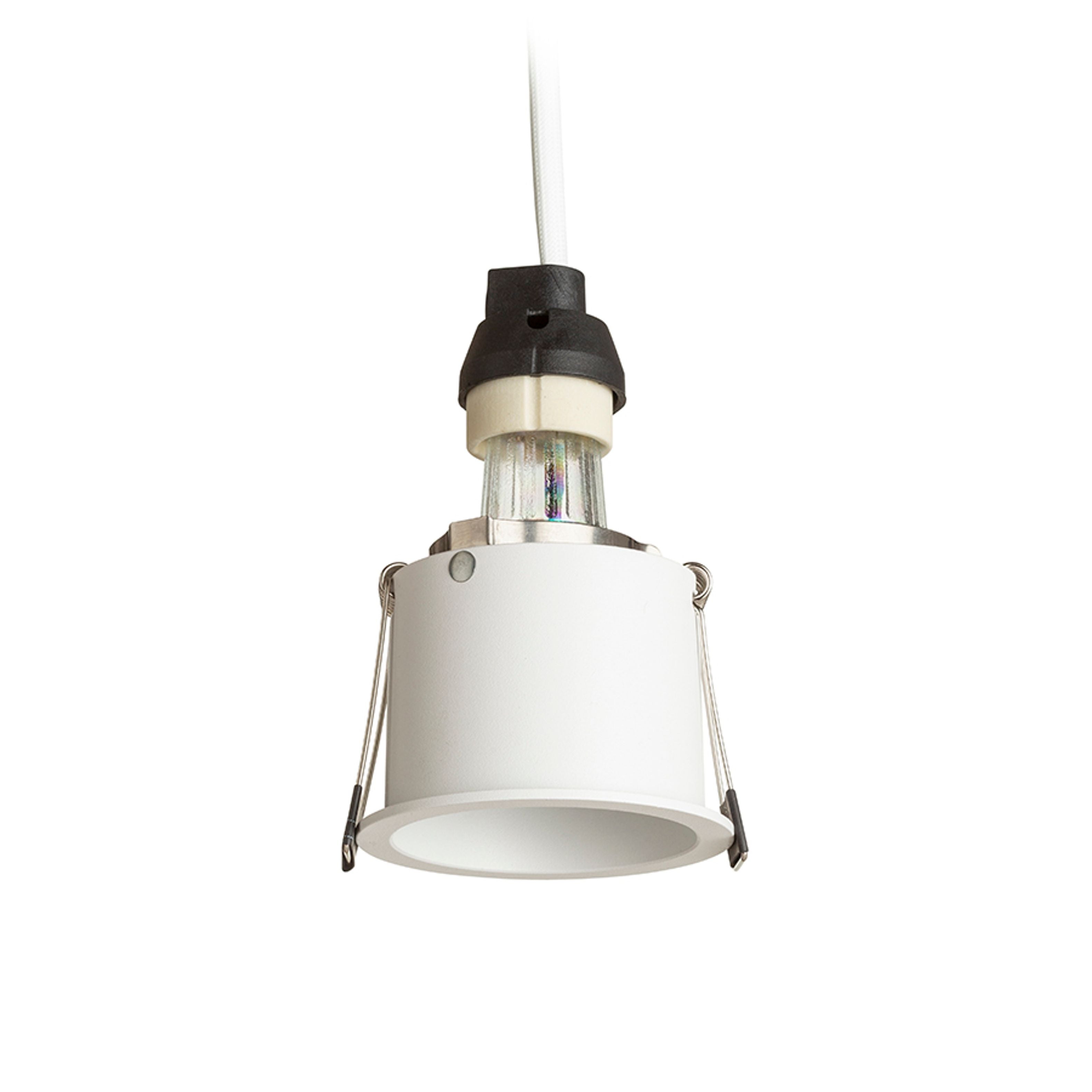 Spot de tavan din aluminiu pentru iluminat arhitectural ORCO încastrat alb 230V LED GU10 9W