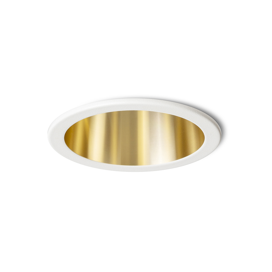 Lumina incasabila din aluminiu in diverse optiuni de culoare, potrivita pentru instalare in, ORCO încastrat alb/auriu 230V LED GU10 9W