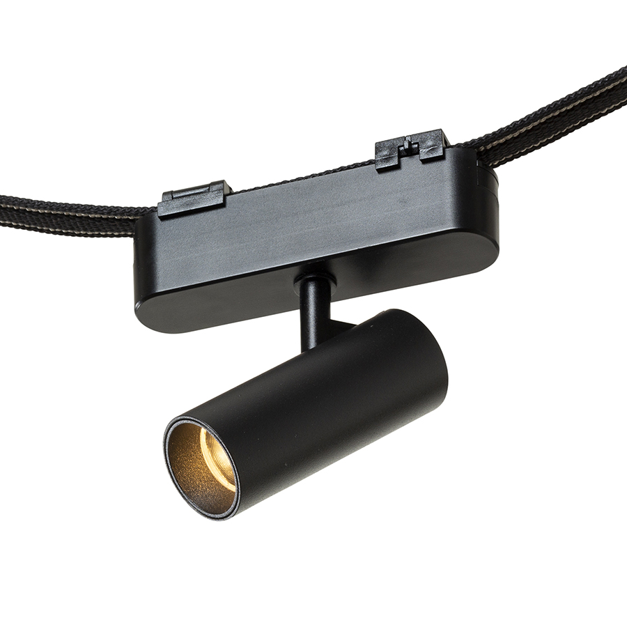 Spot LED pentru utilizare in sistemele VEGA 24V sau WAVE 24V, LOKI 8 sistemul VEGA/WAVE negru 24= 6W 24° 3000K 4000K 5700K