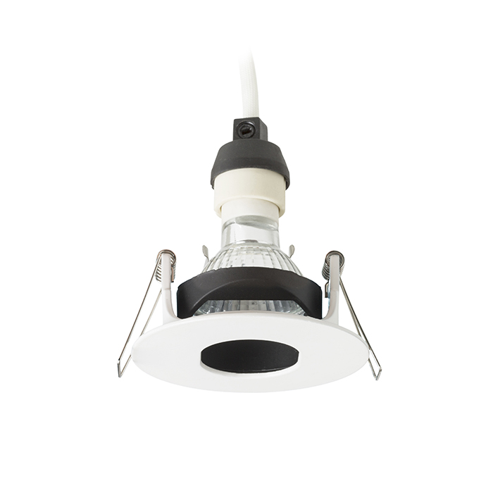 Spot LED lumină încastrată pentru gips-carton plafoane pentru bec cu fasung GU10, RAQ fixă alb 230V 35W
